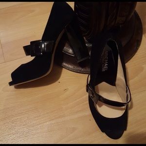 Michael Kors Black Mary Jane Heels